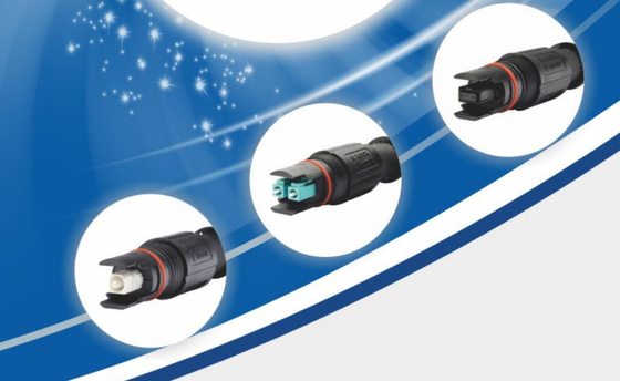 5G Telecom Station Waterproof Outdoor Optical Fiber Cables H type and C Type IP Connectors