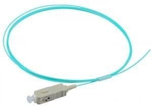 Single Mode Fiber Optic Pigtail with LSZH Jacket and 0.9mm Diameter for Outdoor Communication