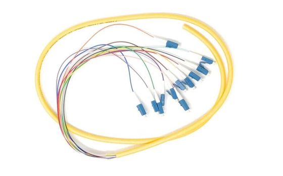 Single Mode Fiber Optic Pigtail with LSZH Jacket and 0.9mm Diameter for Outdoor Communication