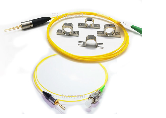 Highly birefringent (hi-bi) fiber 1310 nm SM FC/APC Polarization Maintaining Fiber Jumper Pigtail 0.9 Sleeve FC Fiber