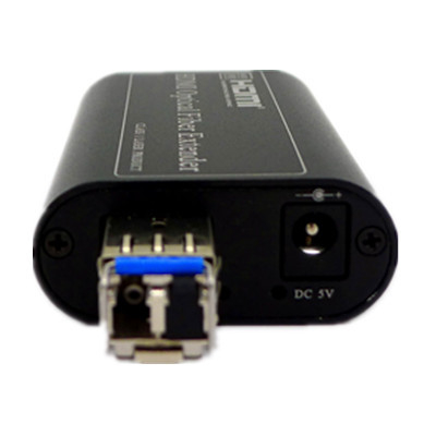 Fiber Optical Extender HDMI To Fiber Converter Transmitter 1610nm Wavelength