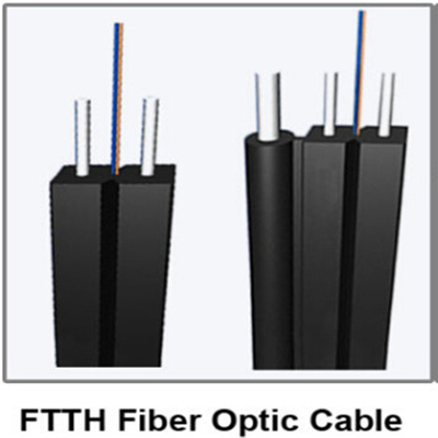 10m 30m 50m G652D Fiber Optic Drop Cable SC APC Connectors On Both Ends