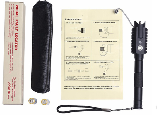 Pentype VFL Optical Fiber Visual Fault locator 40MW For End-to-End Visual Fiber Identification Fiber Testing Tools