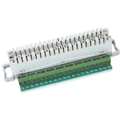 10 Pair ADC Krone Disconnection Module LSA - Plus With Screw Terminals