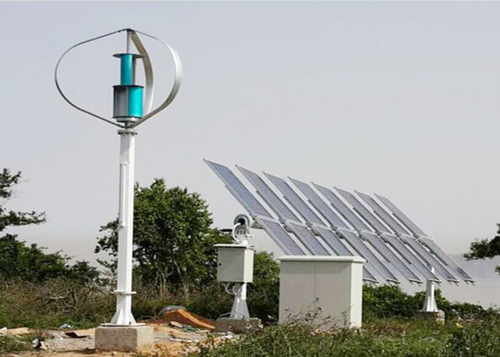 Sliver Semi - Autonomous Vawt Wind Generator , 88KG Roof Mounted Wind Generator 600W