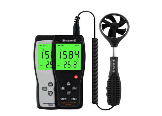 Poratble Wind Speed Measuring Device Anemometer Gauge With LCD Back Light