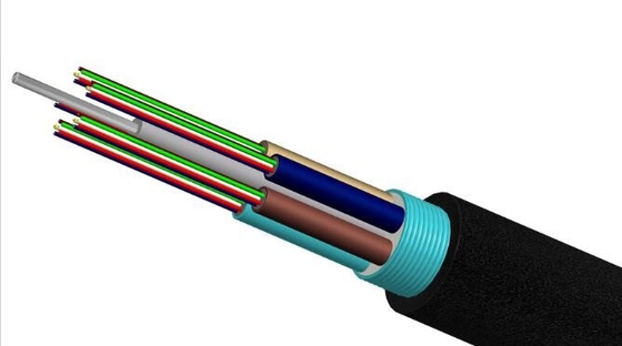 Stranded Loose Tube Light Glass Fiber Optic Cable For Communication