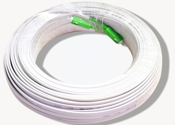 SC UPC  SC APC 10m 30m 50m 100m FTTH Fiber Optic Drop Cable