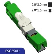 50N Tensile FTTH 3.0mm SC APC Embedded Fiber Quick Connector