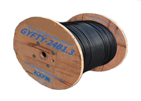 4.0MM2 Hybrid Copper Fiber Optic Cable With Black TPU Jacket