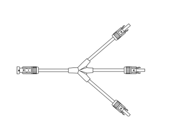 Solar Connectors Solar Branch Y Branch for Solar Power System Home Residential Power