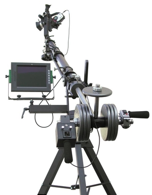 10m 2-Axis Motorized Tilt Head Video Jimmy Camera Jib Crane triangle electronic control rocker arm DV jimmy jib