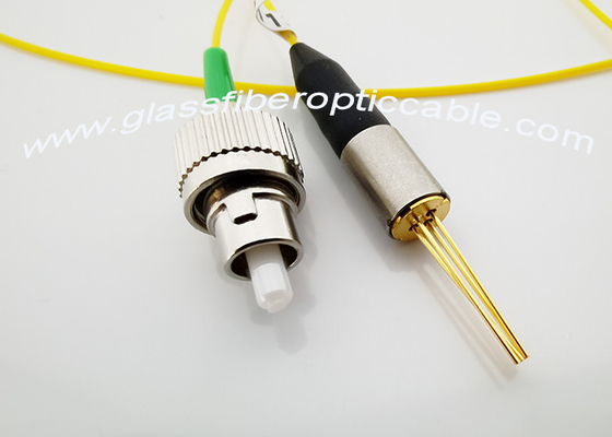 Coaxial 1550nm Orange Fiber Optic Cable VCSEL Pigtailed Laser Diode Module MM50 /125um