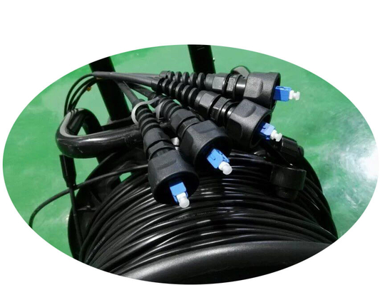 150m 250m 350m 500m 24-core SM Fiber Optic Cable Mobile Universal Tactical  Fiber Optic Patch Cables