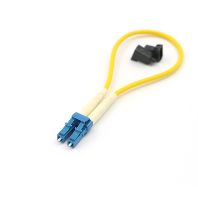 LC Duplex PVC Single Mode Fiber Loopback Module Cable For Data Center