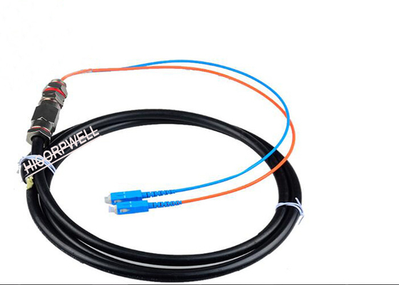 LC UPC - LC UPC Multimode Fiber Patch Cord Breakout , SM 12C PVC LSZH Bulk Optical Patch Cable