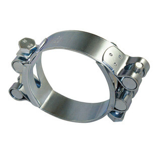 European Stainless Steel Heavy Duty Double Bolt Hose Clamp Pipe Clamp 20mm  24mm