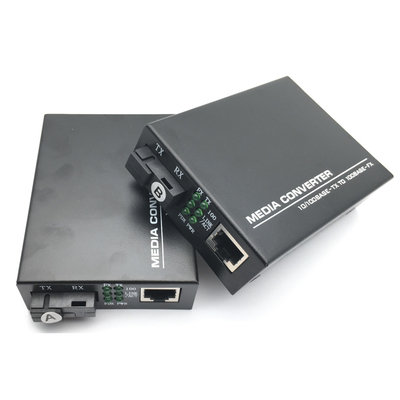 Switching Technology Media Conversion Ethernet Fiber Media Converter 10/100 Mbps