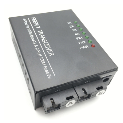 1000 Mbps Fiber Optic Transceiver Media conversion STP Supporting AC 220V