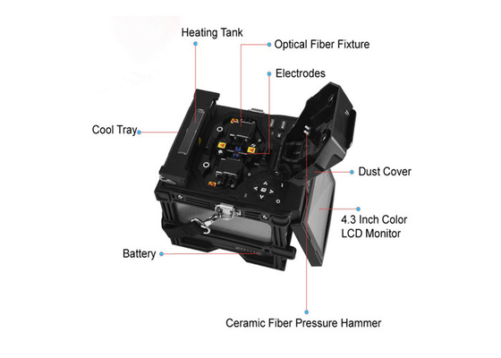 Automatic Core to Core Signal Fire Optical Fiber Equipment 6 Seconds Motor Arc Japan Splicing Machine C10 Fusion