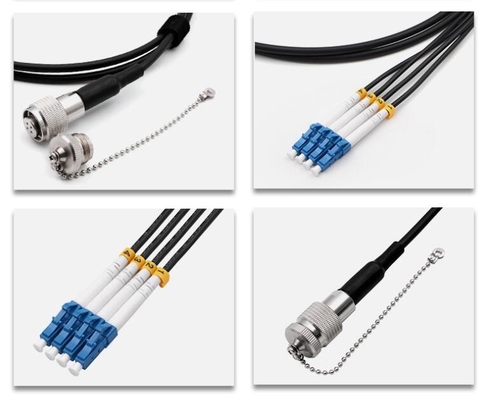 2/4F RDC/QDC To Duplex LC Cable Outdoor ODC 2 Core Connector Plug Socket To LC Fiber Patch Cable CPRI Cable