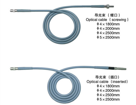 Endoscope Fiber Bundle Optical Cable / Light Cable Wolf Compatible Fiber Optical Cable For LED COLD LIGHT SOURC