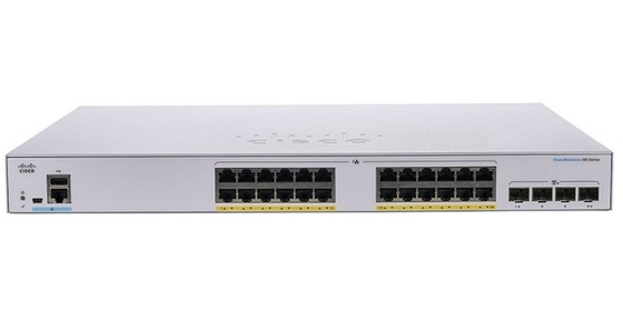 4-Port 2.5GE + 20-Port 10/100/1000 + 2 x 10GBusiness 350 Series Switches CBS350-24P-4X-CN