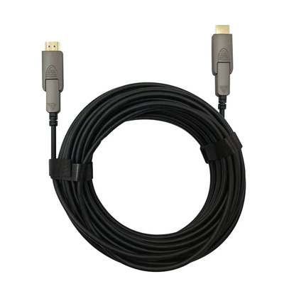 Fiber Cable HDMI Support 3D 4K@60Hz YUV 4:4:4 Full 18Gbps With Micro HDMI And Connectors Up To 300M