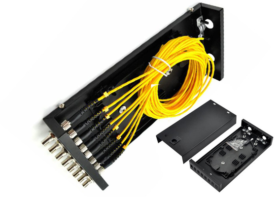 8 Port Fiber Optic Termination Box includes ABS Type Fiber Splitter Distribution Box