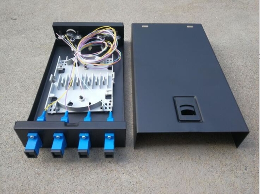 8 Port Fiber Optic Termination Box includes ABS Type Fiber Splitter Distribution Box