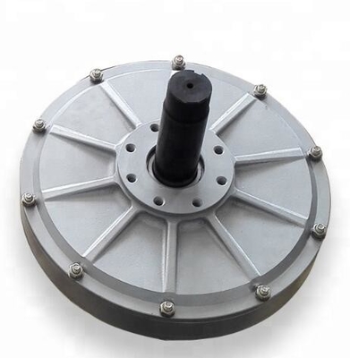 0.3kW Low rpm ( 200rpm ) Low Torque Axial Flux Permanent Magnet Generator with Inner Rotor (shaft  rotation, shell fixed wires from the shell Permanent Magnet Generator Motor
