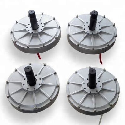 0.3kW Low rpm ( 200rpm ) Low Torque Axial Flux Permanent Magnet Generator with Inner Rotor (shaft  rotation, shell fixed wires from the shell Permanent Magnet Generator Motor